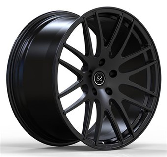 Custom Forged Rims For BMW Mercedes Benz Porsche Satin Black Monoblock 1 Piece Concave Car Wheels