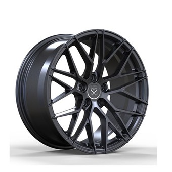 Forged 1 Piece Wheels Satin Gun Metal Brixton Style For BMW Porsche Custom Aluminum Alloy Rims