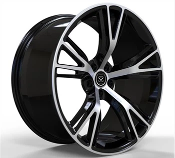 Monoblock 1 Piece Wheels For F06 BMW M6 Gran Coupe 22inch Staggered Gloss Black Forged Rims