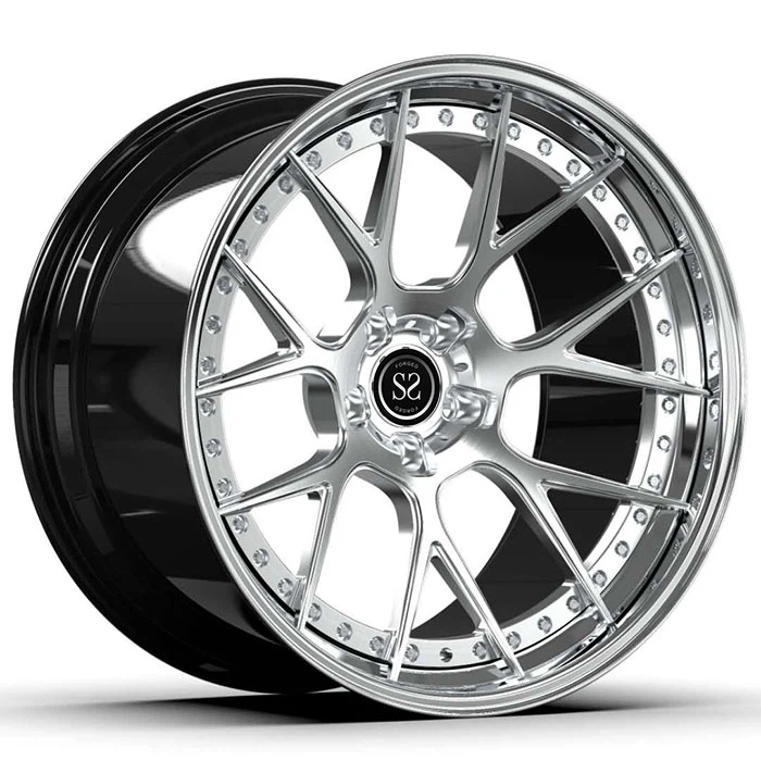 Staggered 20 And 21 Inch 2-PC Forged Aluminum Alloy Wheels For BMW 740 Le